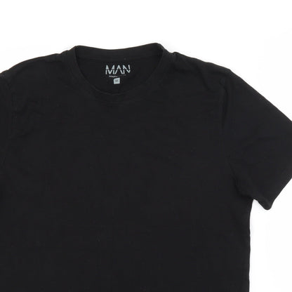 Mens UK Size M Boohoo Black  T-Shirt