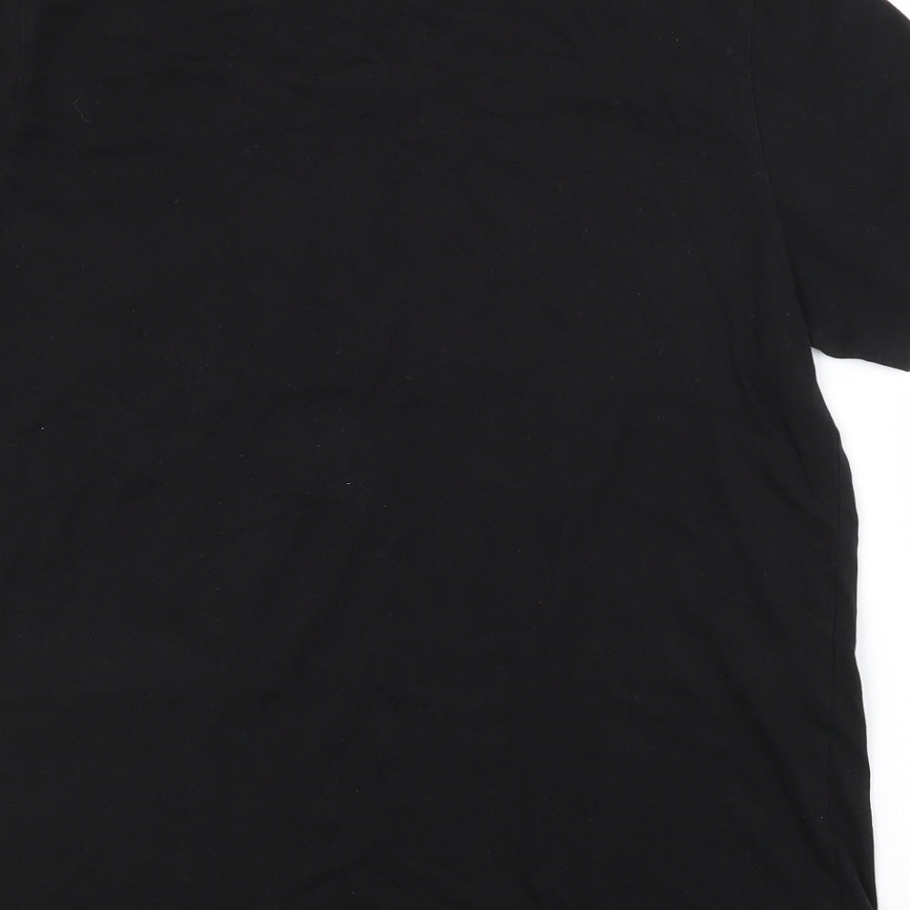 Mens UK Size M Boohoo Black  T-Shirt