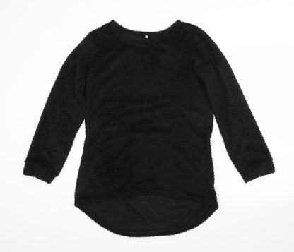 Womens UK Size 2XL Preworn Black Pullover Jumper
