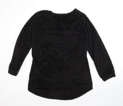 Womens UK Size 2XL Preworn Black Pullover Jumper