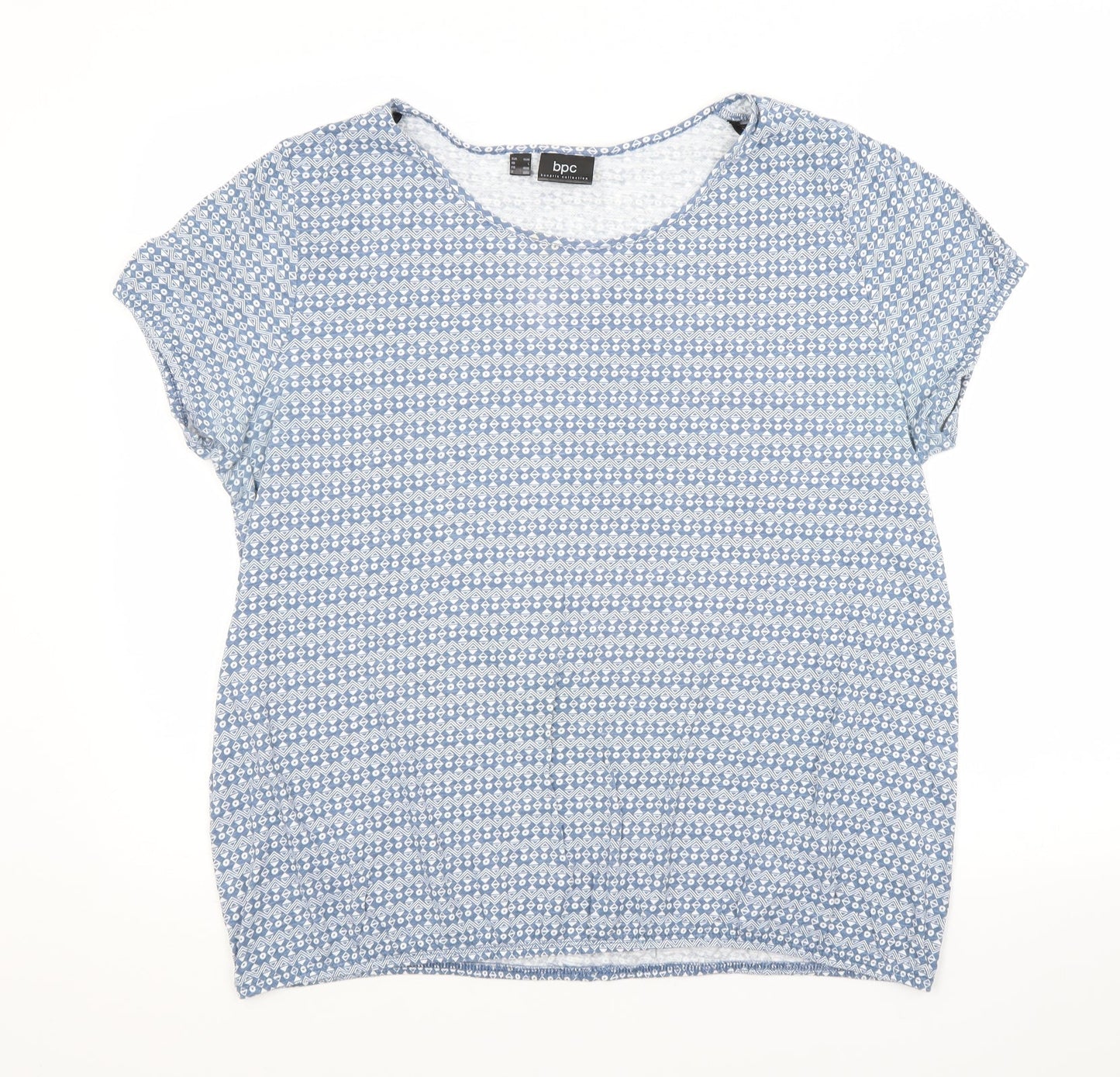 Womens UK Size 16 BPC Blue Basic T-Shirt