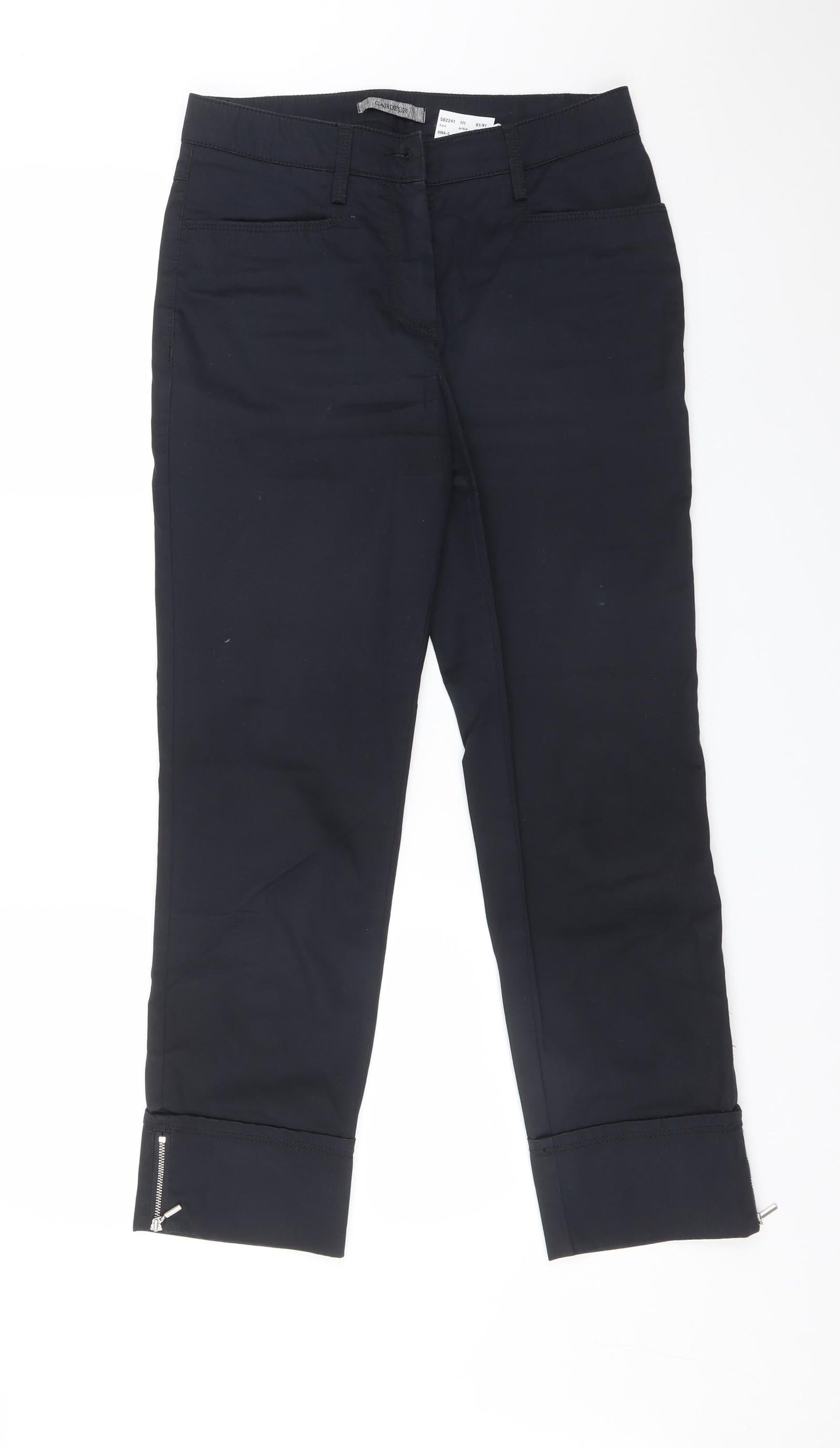 GARDEUR Womens Blue  Cotton Straight Jeans Size 10 L26 in Regular