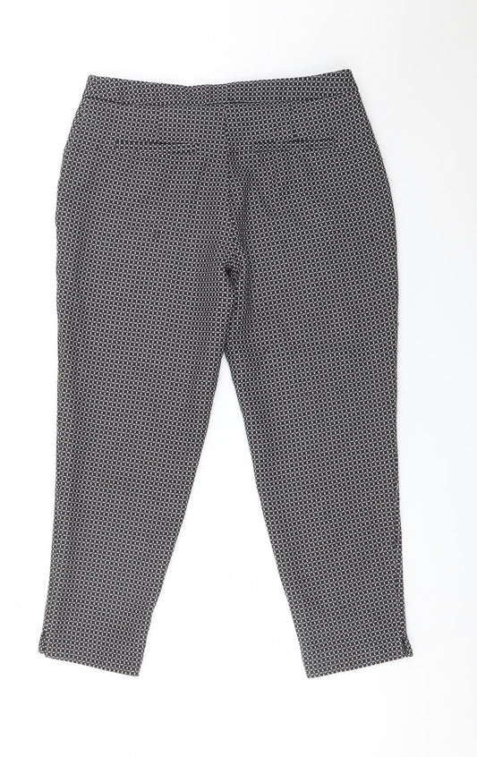 Womens UK Size 10 Dorothy Perkins Regular Fit Dress Pants Multicoloured Trousers