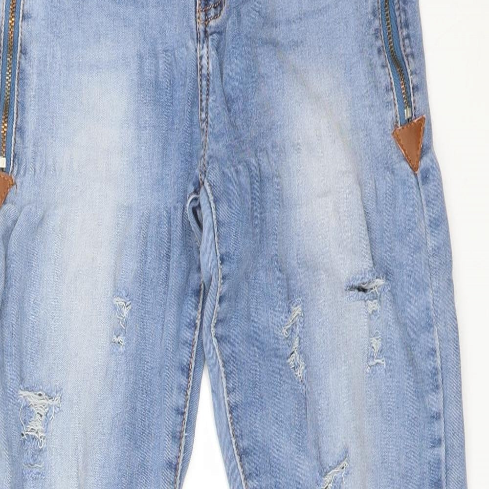 Womens UK Size 10 MISS RJ Regular Fit Skinny Blue Jeans