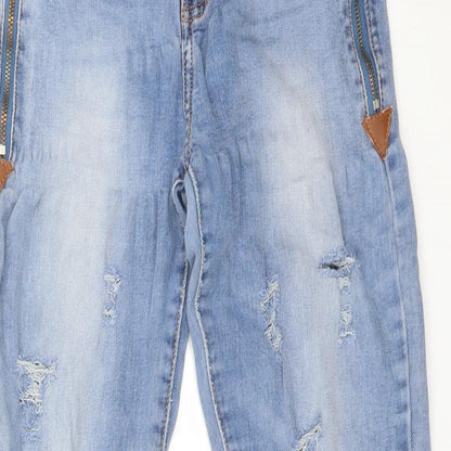 Womens UK Size 10 MISS RJ Regular Fit Skinny Blue Jeans