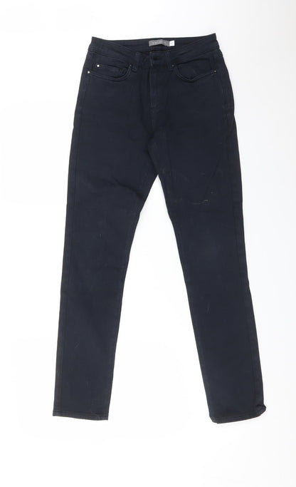 MINT VELEVT Womens Blue  Cotton Straight Jeans Size 8 L29 in Regular
