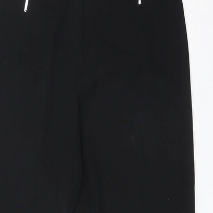 Womens UK Size 14 M&S Regular Fit Dress Pants Black Trousers