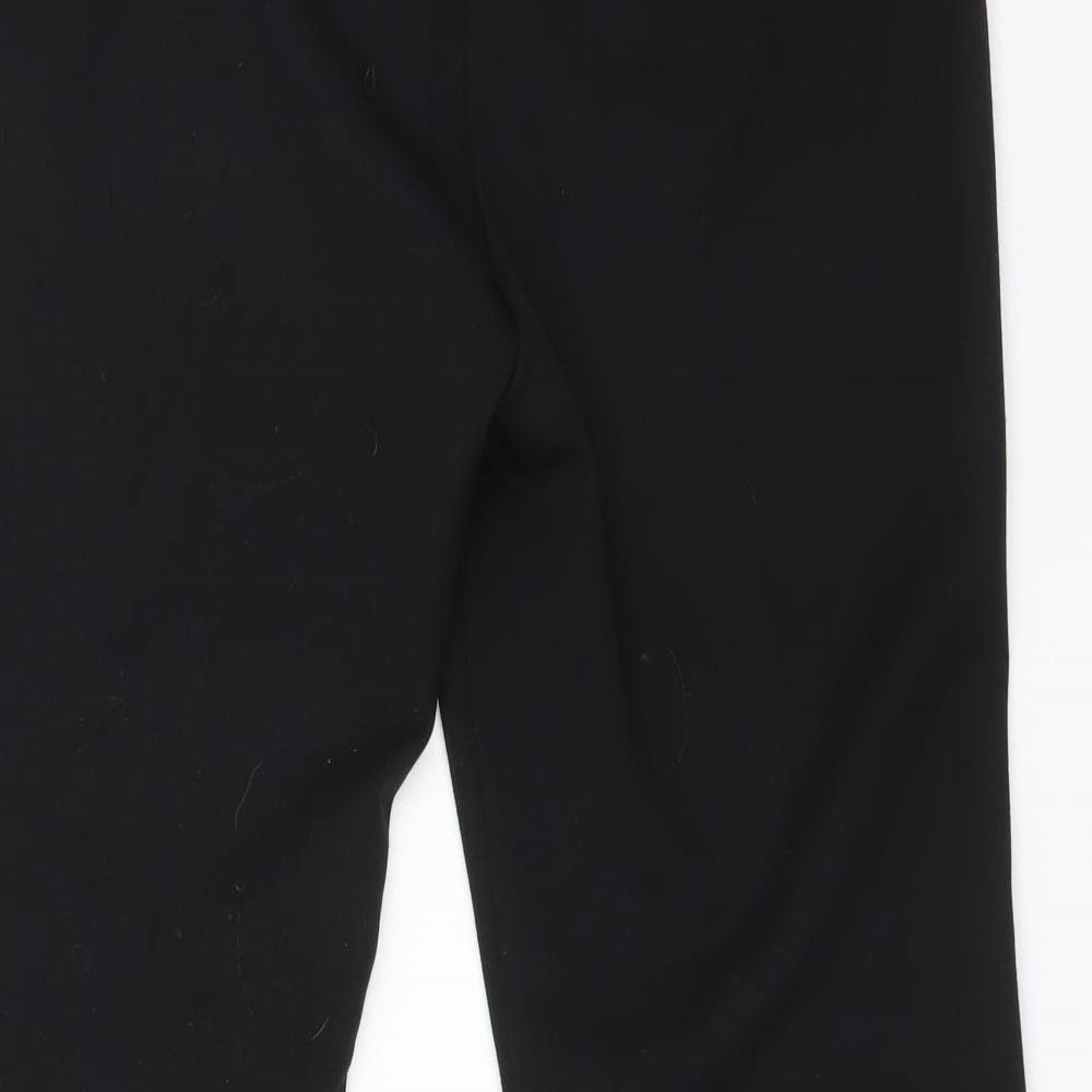 Womens UK Size 14 M&S Regular Fit Dress Pants Black Trousers
