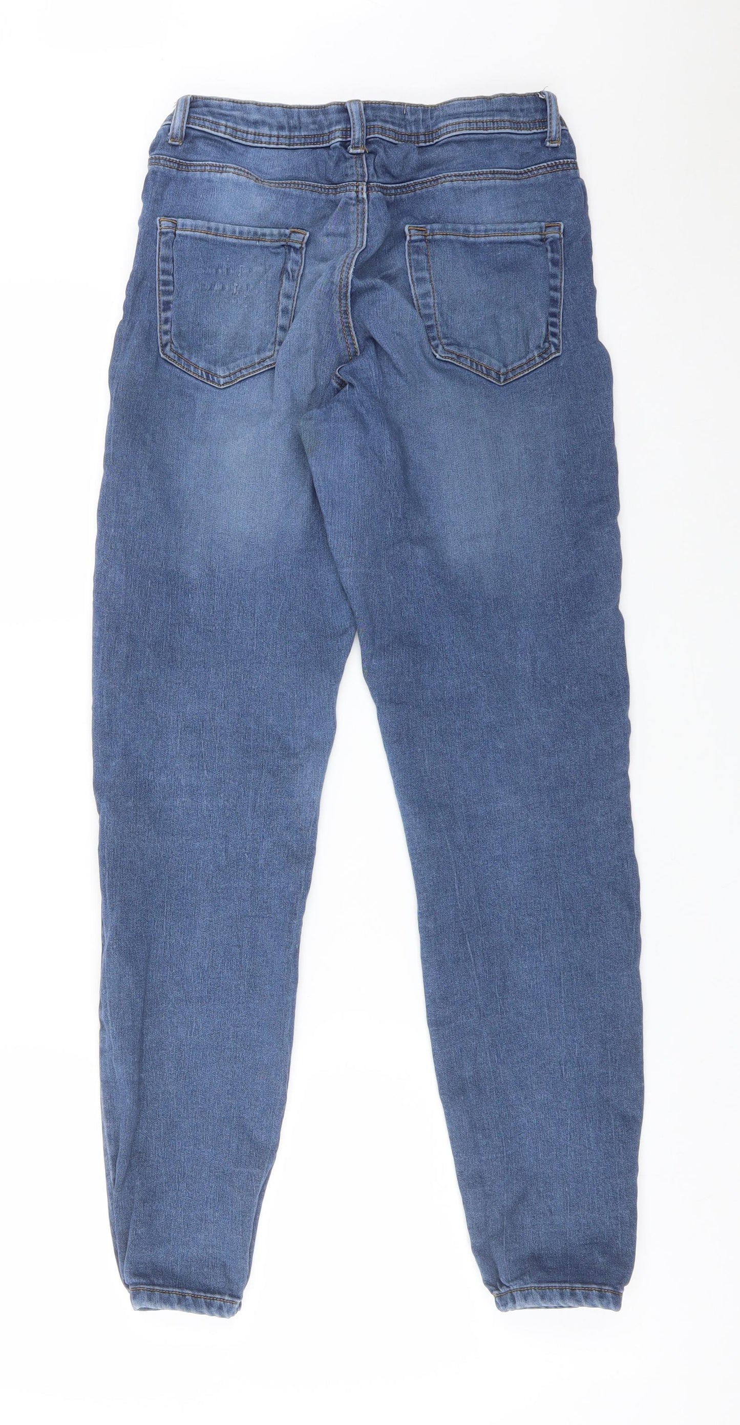 DENIM CO Womens Blue  Cotton Skinny Jeans Size 12 L29 in Regular