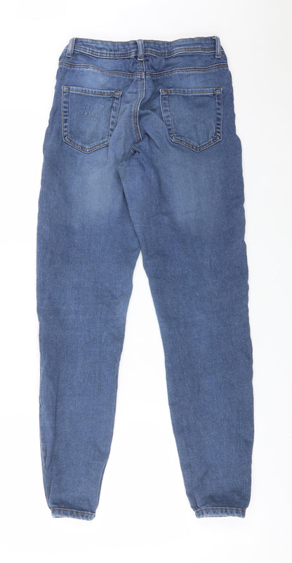 DENIM CO Womens Blue  Cotton Skinny Jeans Size 12 L29 in Regular