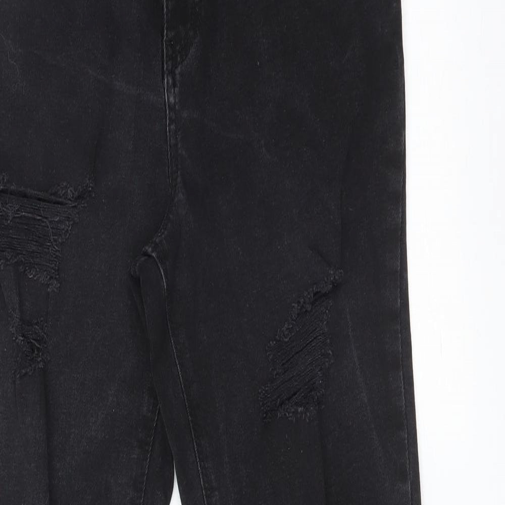 New Look Girls Black  Cotton Skinny Jeans Size 13 Years  Regular