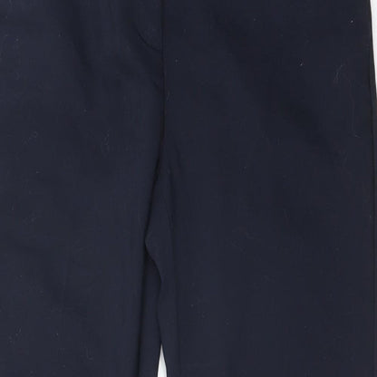 Womens UK Size M Zara Regular Fit Dress Pants Blue Trousers