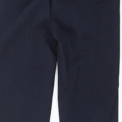 Womens UK Size M Zara Regular Fit Dress Pants Blue Trousers