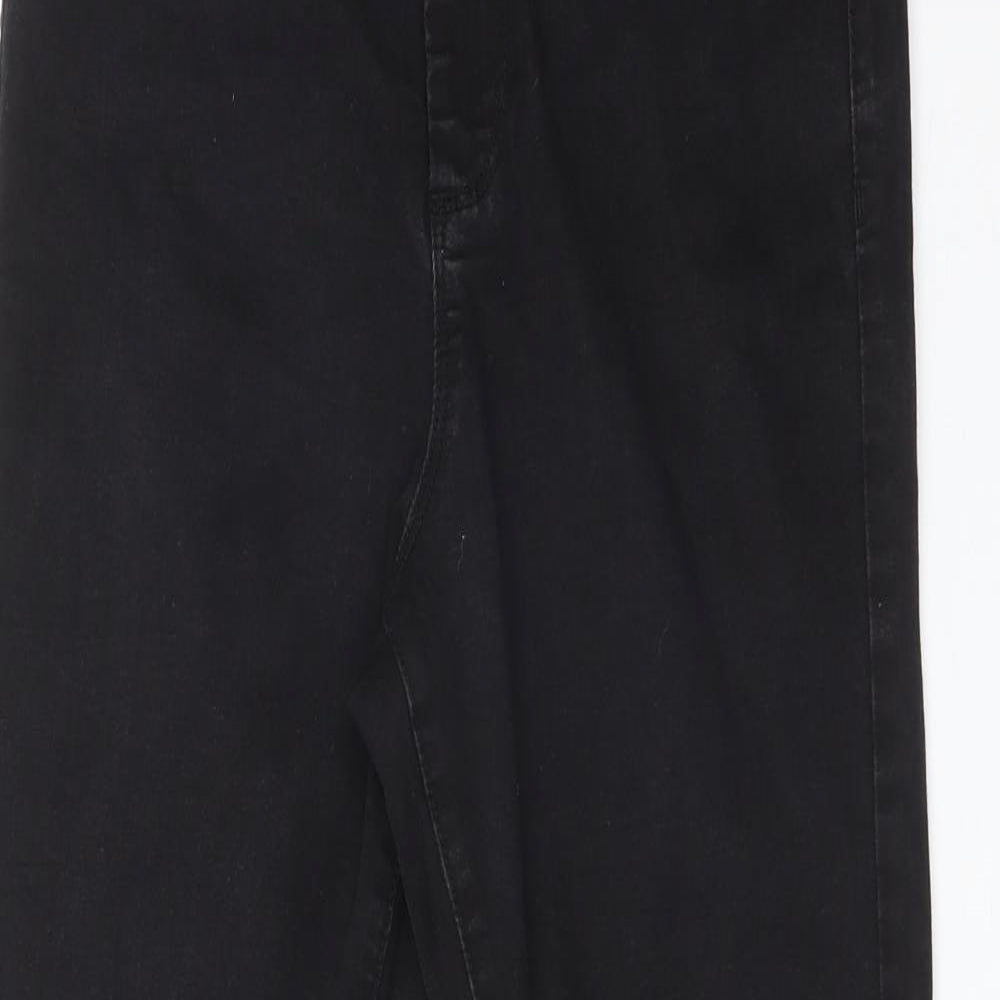 DENIM CO Womens Black  Cotton Skinny Jeans Size 14 L27 in Regular