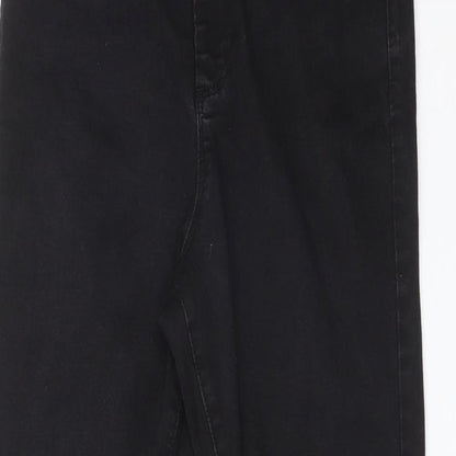 DENIM CO Womens Black  Cotton Skinny Jeans Size 14 L27 in Regular