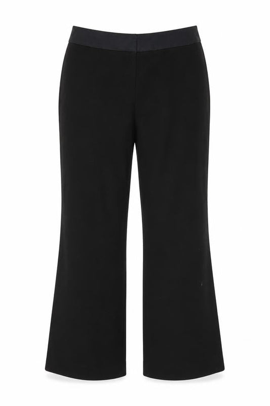 Womens UK Size 12 TU Regular Fit Dress Pants Black Trousers