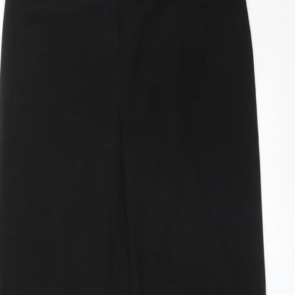 TU Womens Black  Polyester Dress Pants Trousers Size 12 L30 in Regular