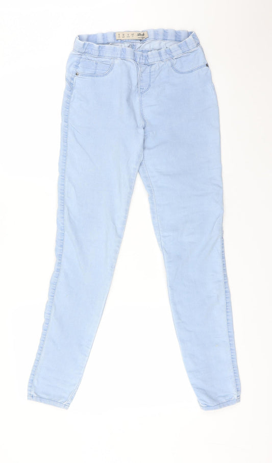 DENIM CO Womens Blue  Cotton Skinny Jeans Size 8 L30 in Regular