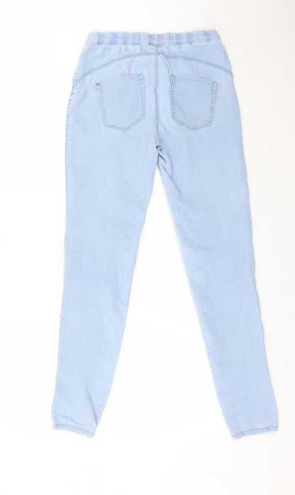 DENIM CO Womens Blue  Cotton Skinny Jeans Size 8 L30 in Regular