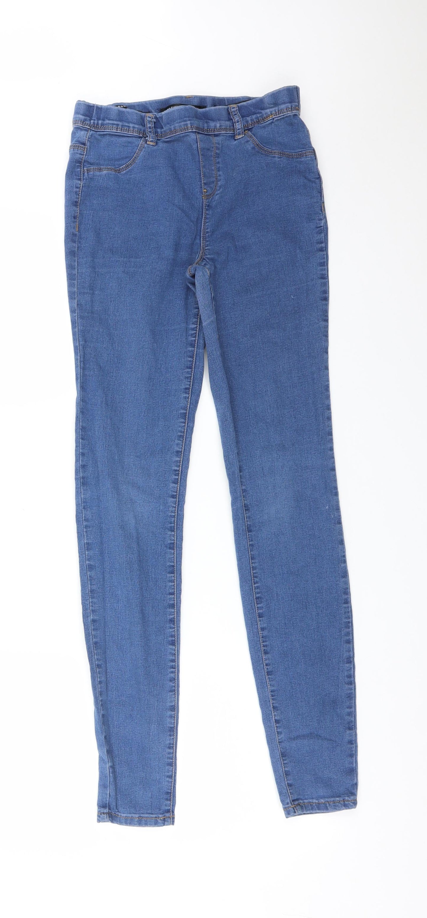Womens UK Size 8 Fashion Union Regular Fit Jegging Blue Jeans