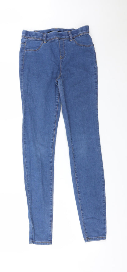 Womens UK Size 8 Fashion Union Regular Fit Jegging Blue Jeans