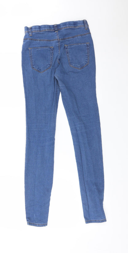 Womens UK Size 8 Fashion Union Regular Fit Jegging Blue Jeans