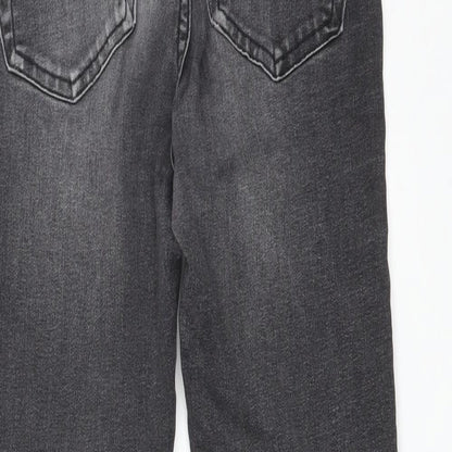 DENIM CO Womens Black  Cotton Skinny Jeans Size 8 L25 in Regular