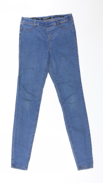 Womens UK Size 6 Fashion Union Regular Fit Jegging Blue Jeans