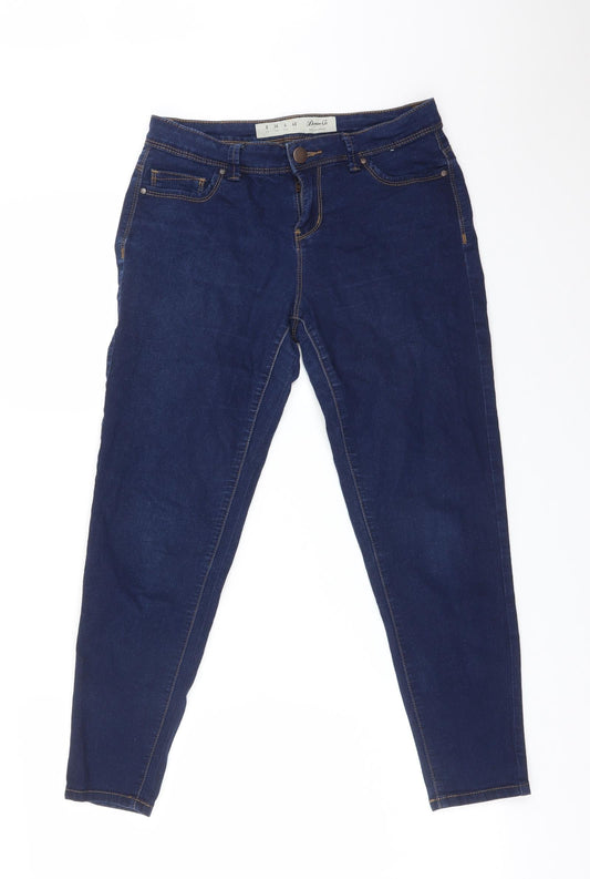 DENIM CO Womens Blue  Cotton Jegging Jeans Size 8 L25 in Regular