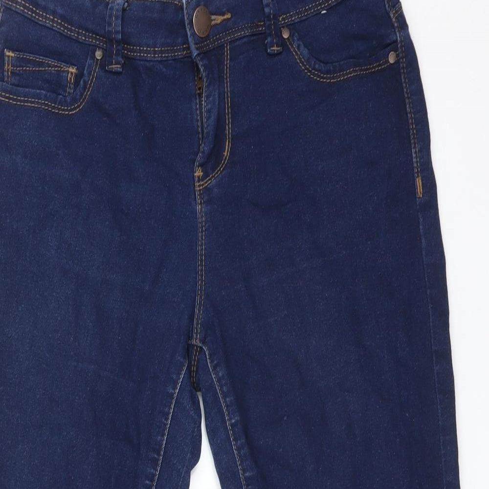 DENIM CO Womens Blue  Cotton Jegging Jeans Size 8 L25 in Regular