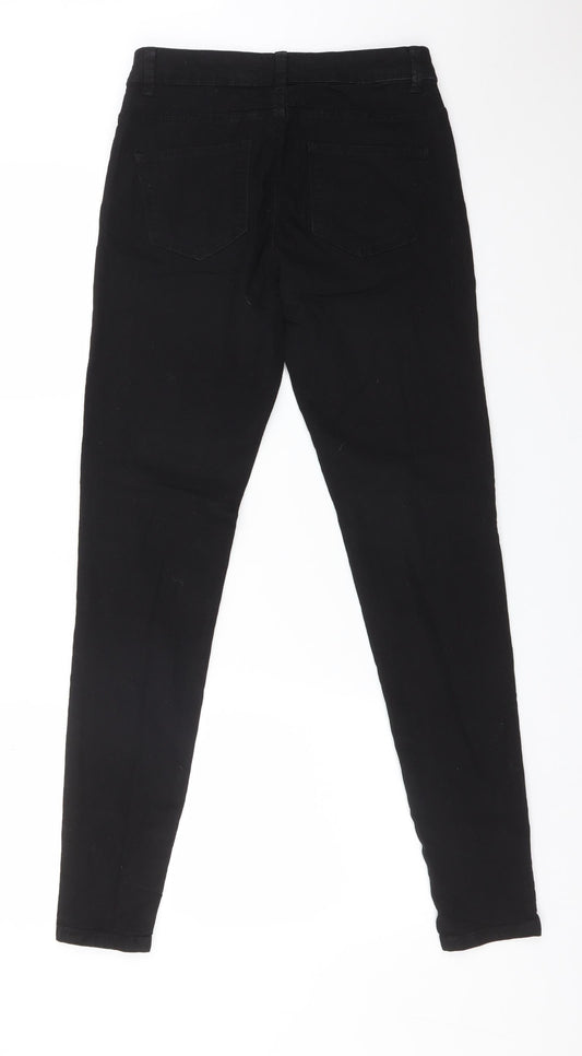 DENIM CO Womens Black  Cotton Skinny Jeans Size 8 L31 in Regular