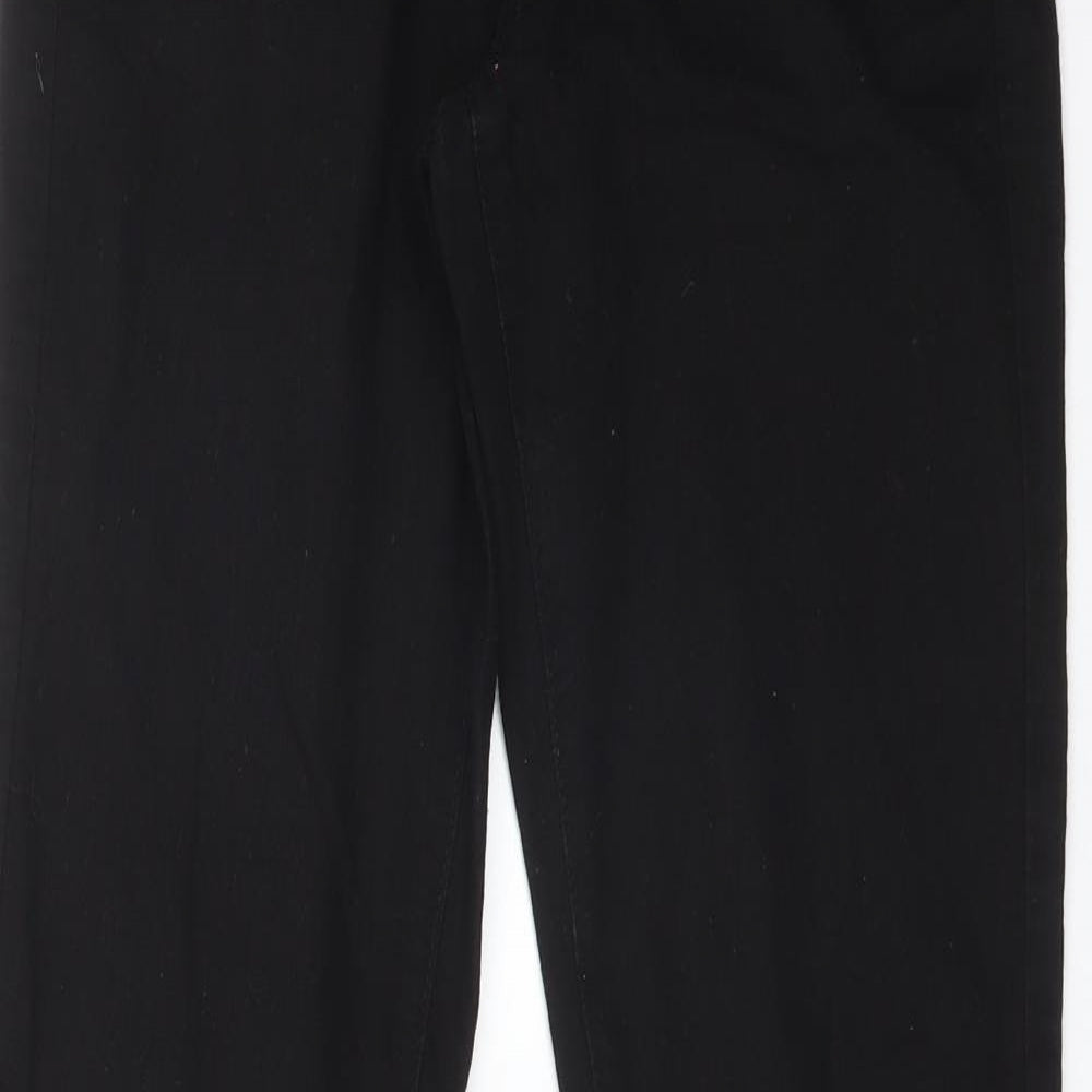 DENIM CO Womens Black  Cotton Skinny Jeans Size 8 L31 in Regular