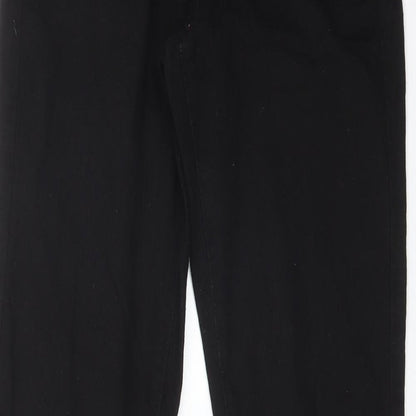 DENIM CO Womens Black  Cotton Skinny Jeans Size 8 L31 in Regular