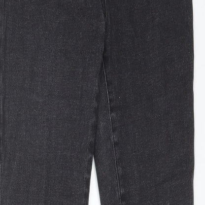 Womens UK Size 10 Preworn Regular Fit Skinny Black Jeans