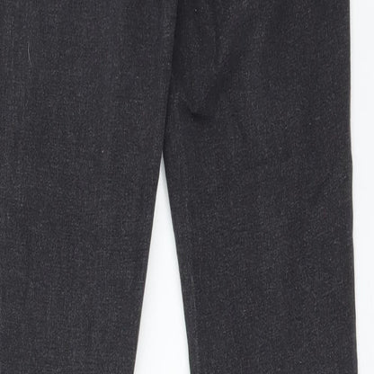 Womens UK Size 10 Preworn Regular Fit Skinny Black Jeans