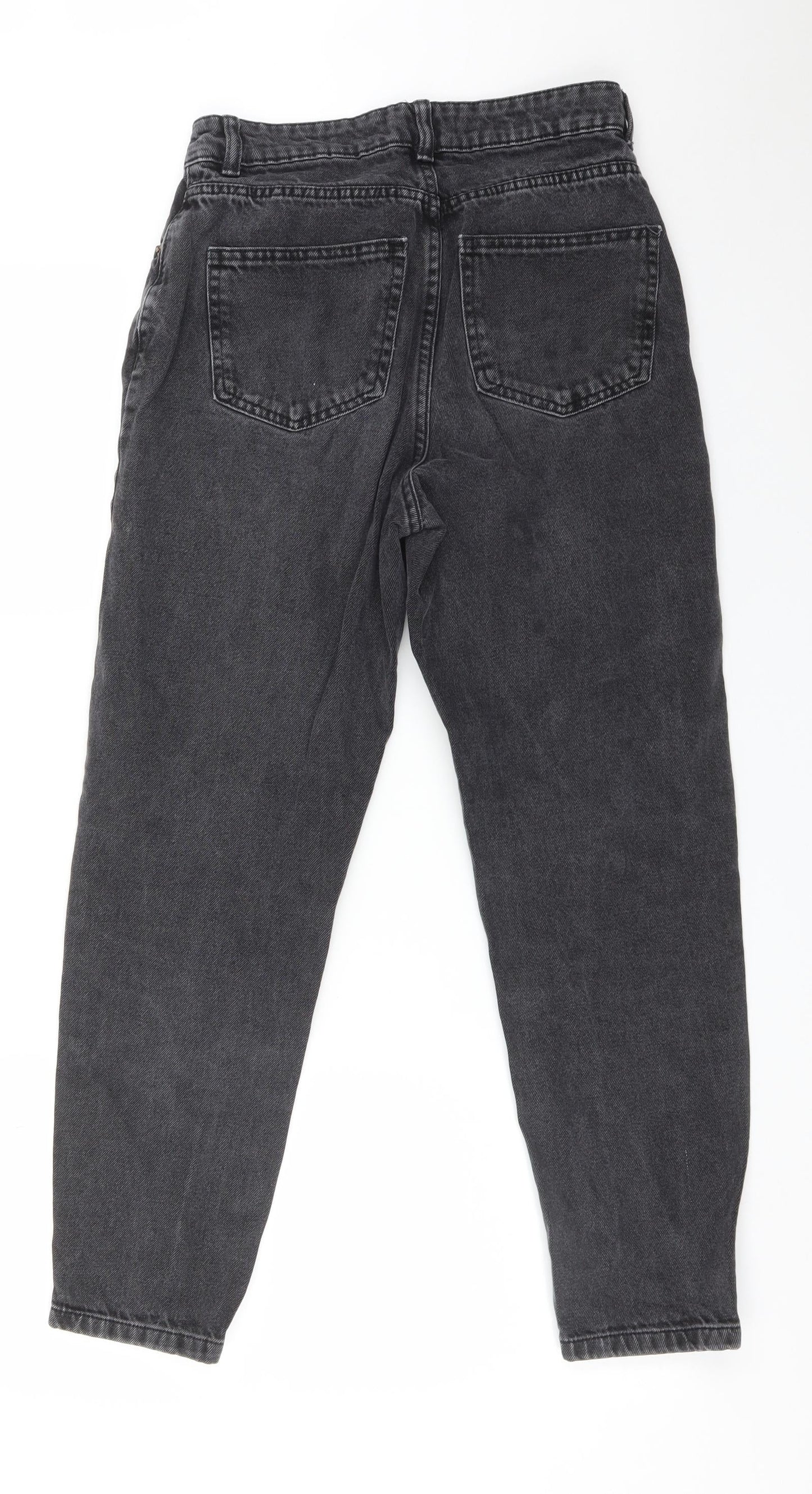 DENIM CO Womens Black  Cotton Straight Jeans Size 6 L26 in Regular