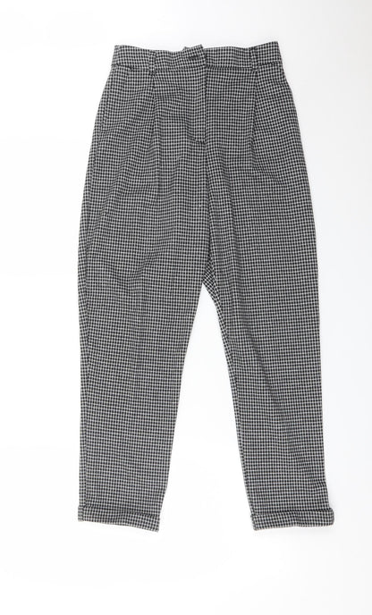Womens UK Size 8 New Look Regular Fit Carrot Multicoloured Trousers