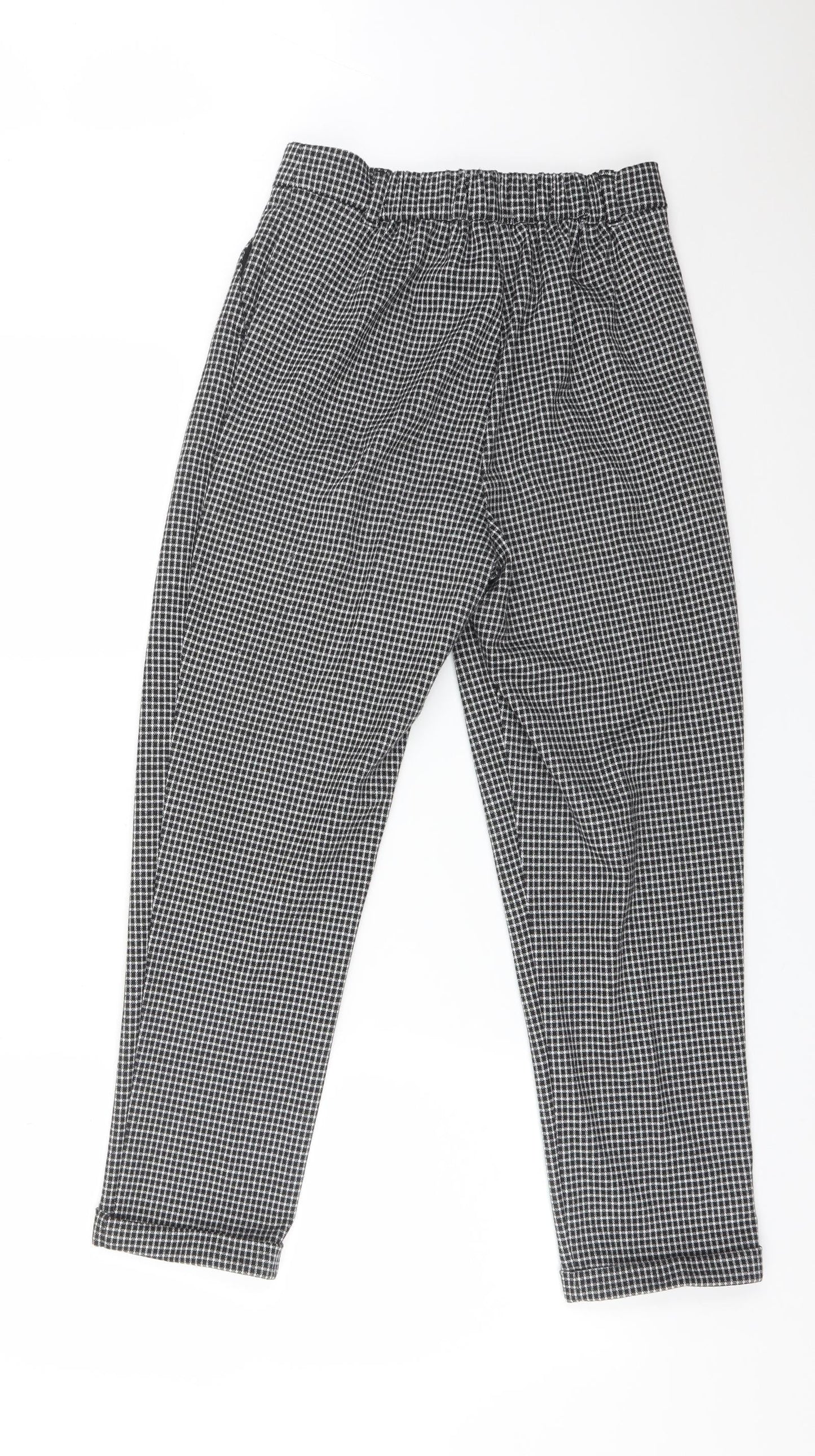 Womens UK Size 8 New Look Regular Fit Carrot Multicoloured Trousers