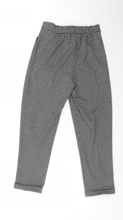 Womens UK Size 8 New Look Regular Fit Carrot Multicoloured Trousers