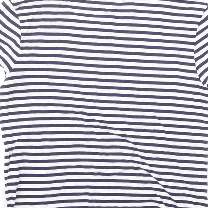 Womens UK Size L Oasis White Basic T-Shirt