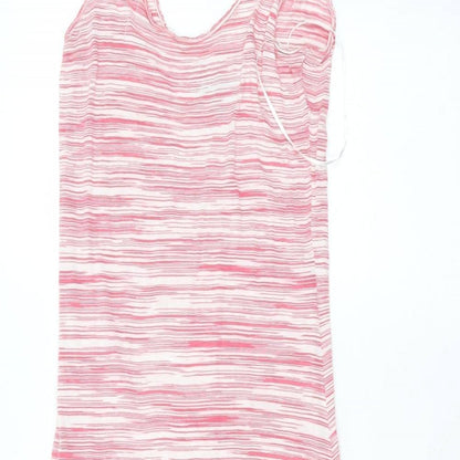 NEXT Womens Pink  Viscose A-Line  Size 8  Round Neck