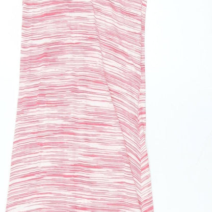 NEXT Womens Pink  Viscose A-Line  Size 8  Round Neck