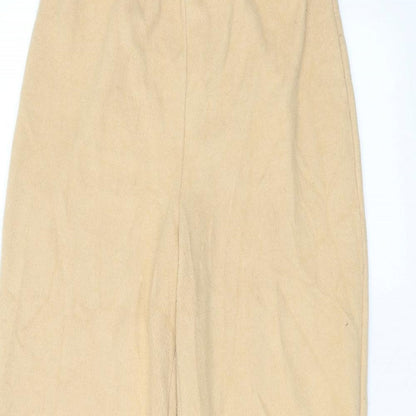 Womens UK Size M Zara Regular Fit  Brown Trousers