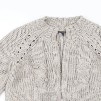 Matalan Womens Brown   Jacket Coatigan Size 14