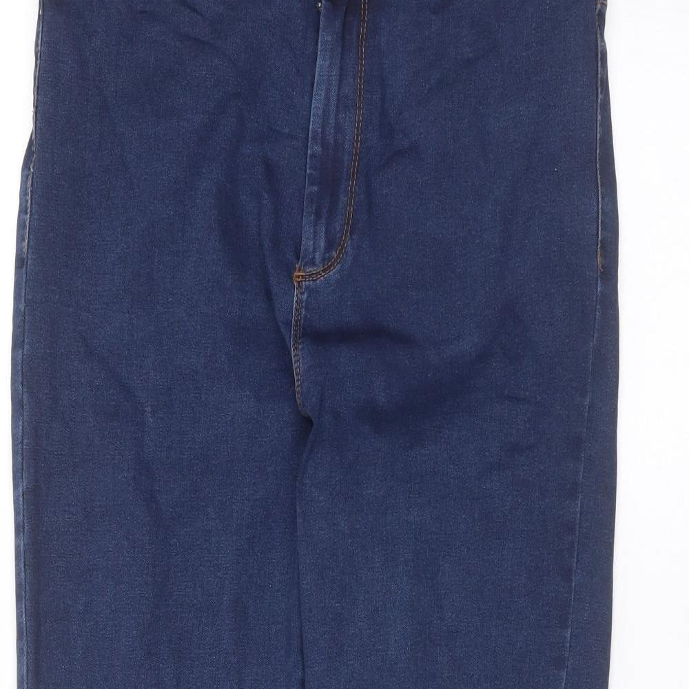 Denim & Co. Womens Blue  Cotton Skinny Jeans Size 16 L25 in Regular