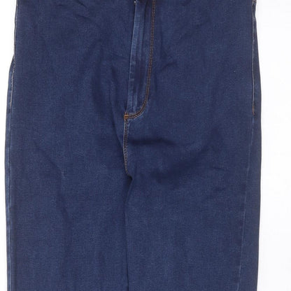 Denim & Co. Womens Blue  Cotton Skinny Jeans Size 16 L25 in Regular
