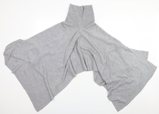 Womens UK Size One Size Preworn Grey Overcoat