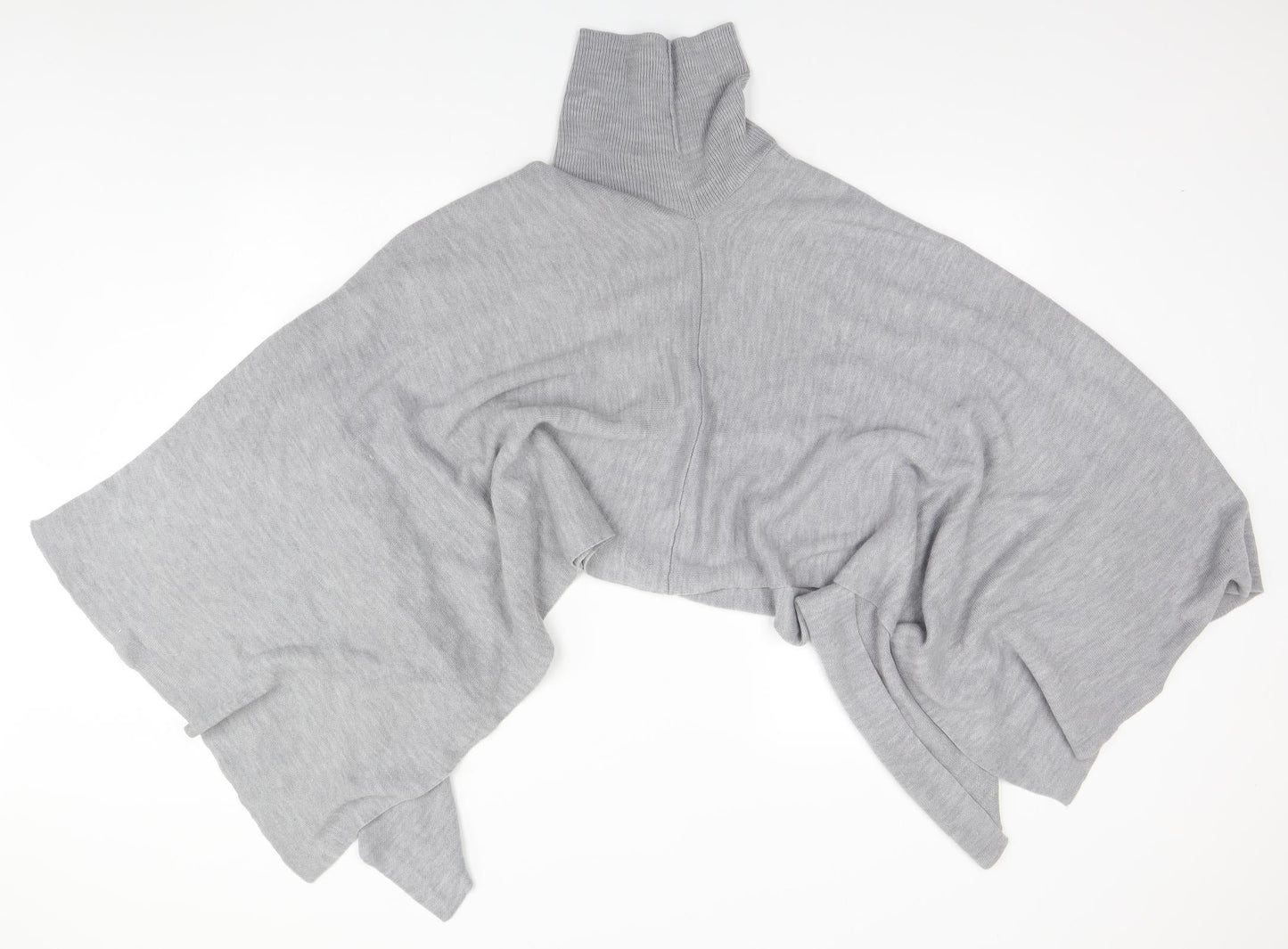 Womens UK Size One Size Preworn Grey Overcoat