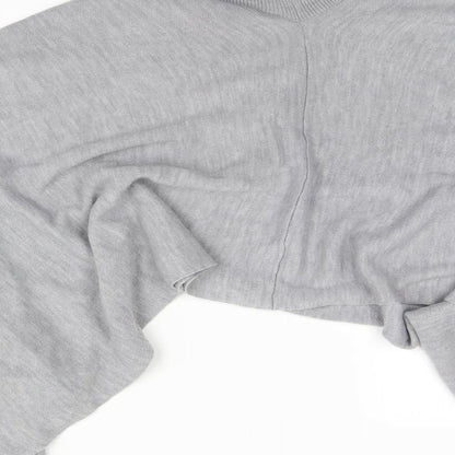 Womens UK Size One Size Preworn Grey Overcoat
