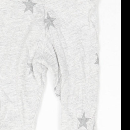 F&F Baby Grey Geometric Cotton  Pyjama Pants Size 3-6 Months
